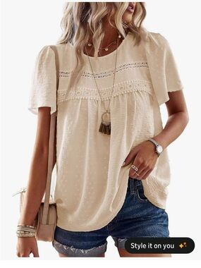 Cream Top 🤍